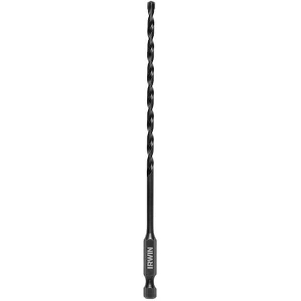 Irwin Impact Drill Bit, 532 in Dia, 6 in OAL, 1Flute, 14 in Dia Shank, Hex Shank - 1870545