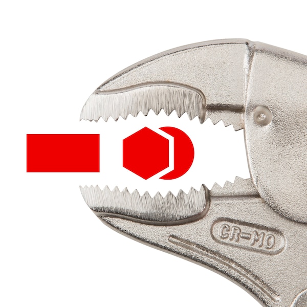 Tekton Locking Pliers Set, 4-Piece (Straight Jaw, Curved Jaw, Long Nose) - PLK99902