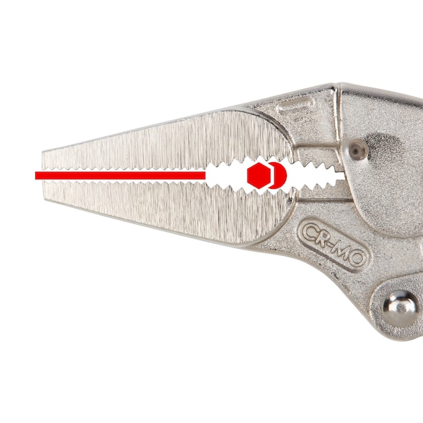 Tekton Locking Pliers Set, 4-Piece (Straight Jaw, Curved Jaw, Long Nose) - PLK99902