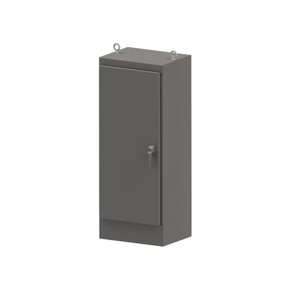 Wiegmann 304 Stainless Steel Electrical Enclosures, 72 in H, 18 in D, 24 in W, NEMA 4X, Hinged - WA722418SSFSN43PT