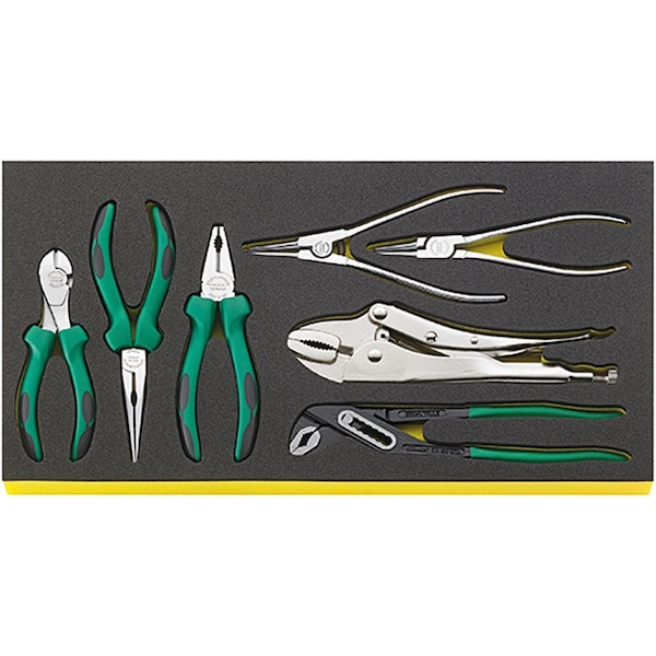 Stahlwille Tools Set of pliers No.TCS WT 6501-6602/7 -tray7-pcs. - 96830118