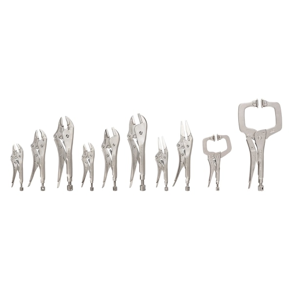Tekton Locking Pliers and Swivel C-Clamp Set (10-Piece) - PLK99908