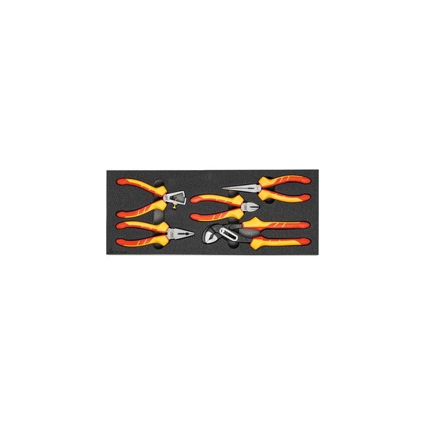 Holex Pliers set in Heavy Duty Foam, 5 Pc - 954539 5