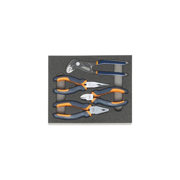 Garant Pliers set in Heavy Duty Foam, 4 Pc - 954171 4