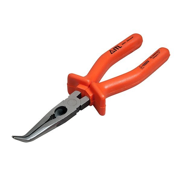 Itl 1000v Insulated 8/200mm Bent Nose Pliers - 00081