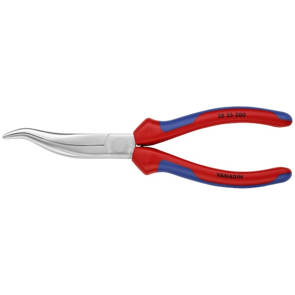 Knipex Mechanic Pliers, 8" Long Nose Pliers - 38 35 200
