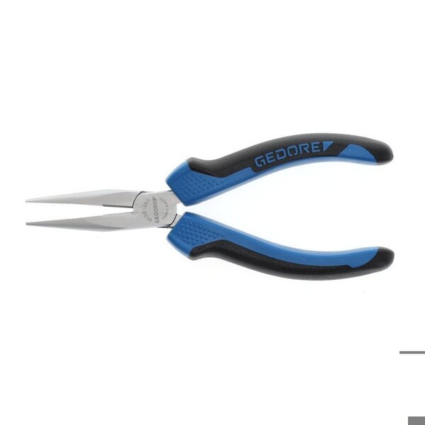 Gedore Needle Nose Pliers, 6-1/4", Overall Length: 160mm - 8132-160 JC