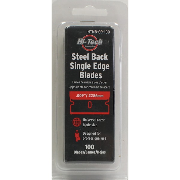 Hti Hi-Tech Metal Blades # 9 - (100/Sleeve) - HTMB-09-100