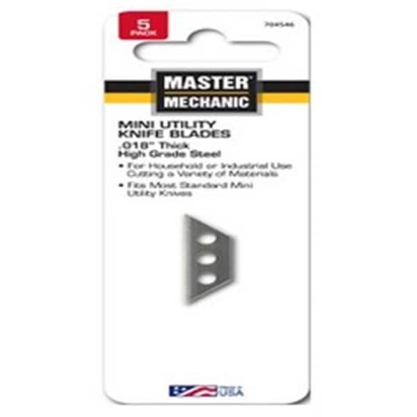 Idl Tool International IDL Tool International 704546 Master Mechanic Utility Knife Blade - Pack of 5 - 704546