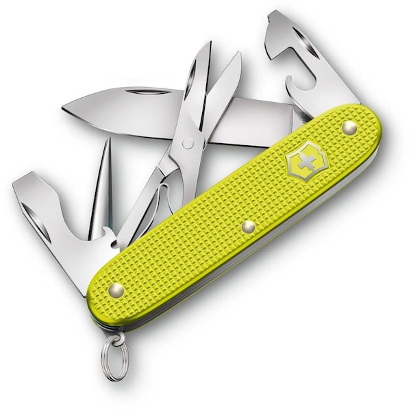 Swiss Army Brands 2023N Victorinox Pioneer X  Alox Electric Yellow Limited Edition 93Mm - VIC-0.8231.L23