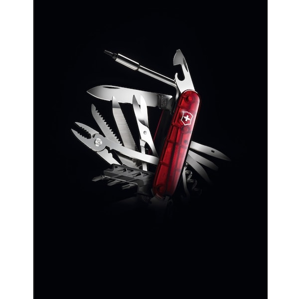 Swiss Army Brands 2024 Victorinox 53919 Cybertool M Ruby 91Mm - VIC-1.7725.T-X1