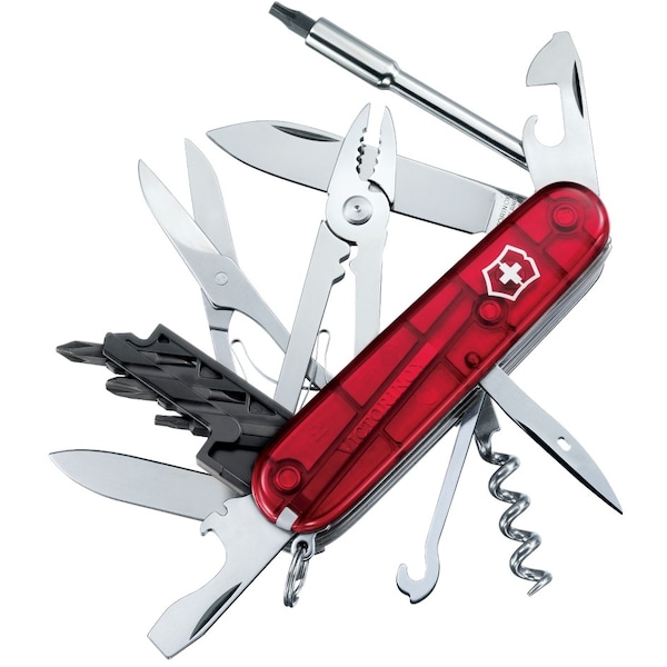 Swiss Army Brands 2024 Victorinox 53919 Cybertool M Ruby 91Mm - VIC-1.7725.T-X1
