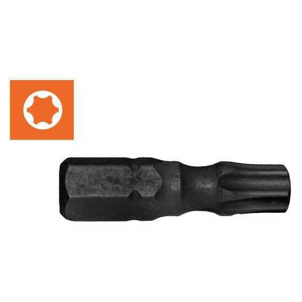 Century Drill & Tool Impact Star Screwdriver Bit, T30, 1in. 2Pk - 66130