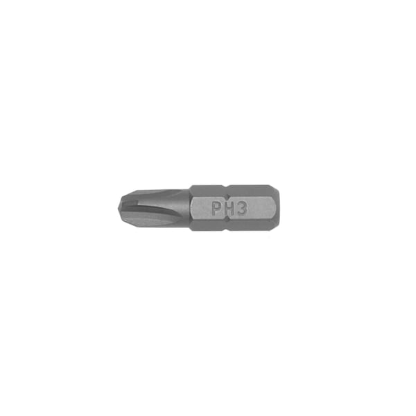 Teng Tools PH3 Bit - 25mm Long - 1/4" Drive Hex Drive (Pack Qty: 10) -PH2500310 - PH2500310
