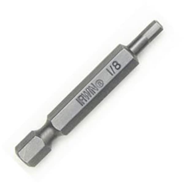 Irwin Power Bit, 5/32" Hex Head, 1/4" Hex Shank with Groove, 1-15/16" Long, Bulk - IWAF22HX532B5