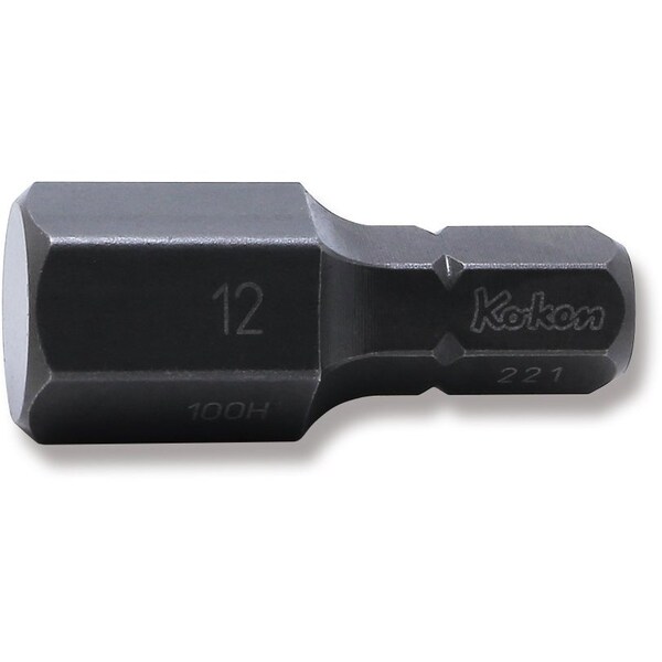 Ko-Ken Bit 12mm Hex 32mm 5/16 Hex Drive - 100H.32-12
