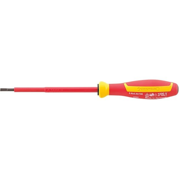 Stahlwille Tools VDE electricians screwdrivers DRALL+ 0, 4 mm x 2, 5 mm blade length 75 mm - 46603025