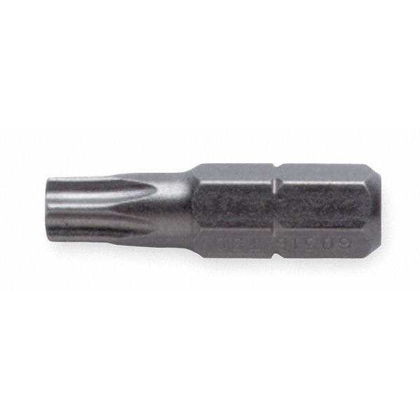Proto Torsion Bit, SAE, 1/4", Hex, T30, 1", S2 Steel - J60518