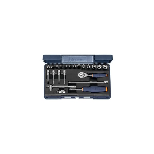 Garant 1/4 inch Drive Socket Set, 6 pt, 22 Pieces - 630262 6