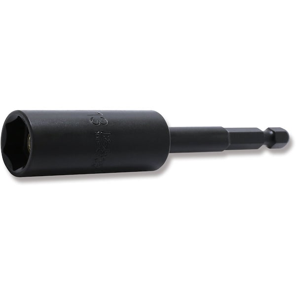 Ko-Ken Nut Setter 13mm 6 Point 100mm Slide Magnet 1/4 Hex Drive - 115G.100-13