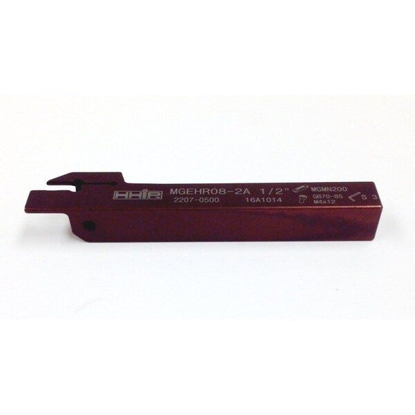 Hhip 1/2 X 1/2 X 4" Right Hand MGEHR08-2A External Grooving Tool Holder - 2207-0500