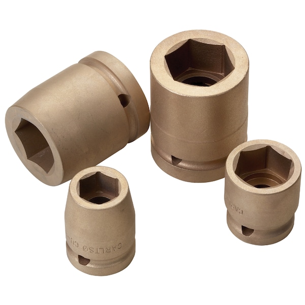 Cs Unitec Non Sparking Impact Socket, 9/16in - 1/2in Drive, Beryllium Copper - EX1730-025UB