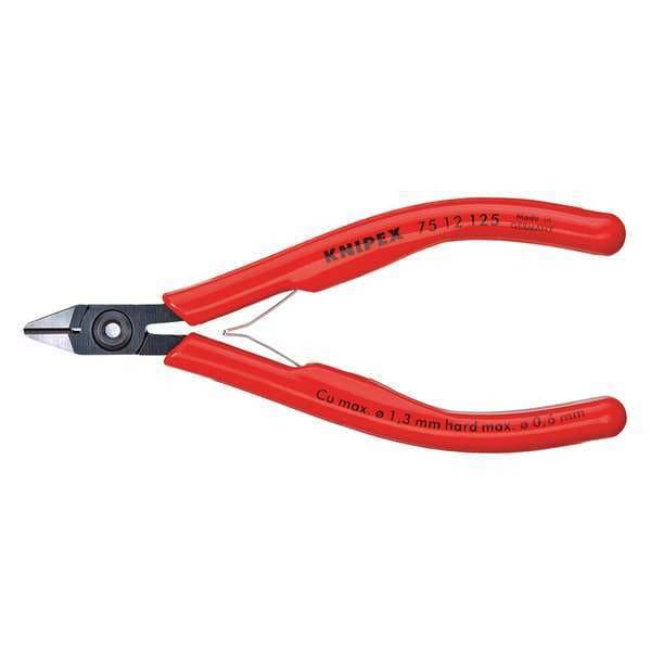 Knipex 5 in Diagonal Cutting Plier Standard Cut Uninsulated - 75 12 125