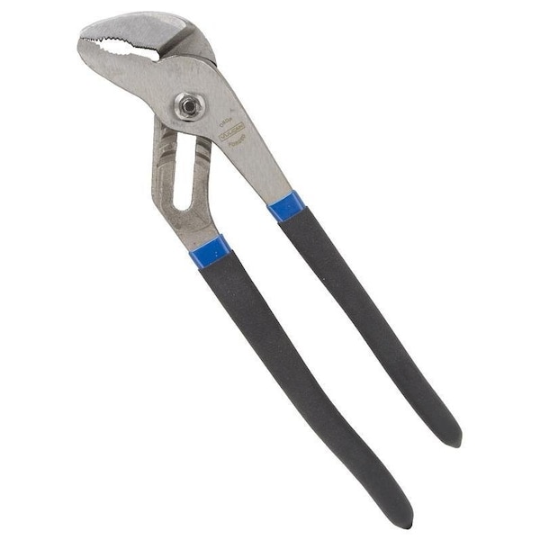 Vulcan Groove Joint Plier, 10 in OAL, 1-5/8 in Jaw, Black & Blue Handle, Non-Slip Handle, 1-5/8 in W Jaw - PC980-05