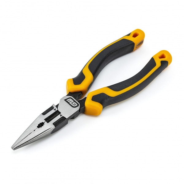 Gearwrench 6 Long Nose Plier Cushion Grip Pitbull Pliers - KDT82176C