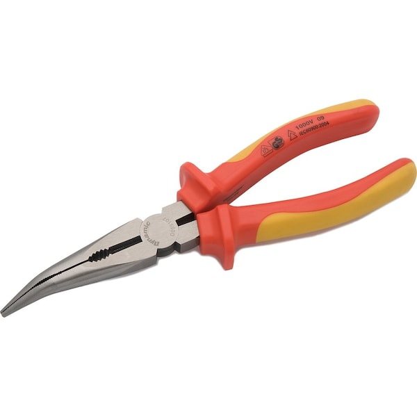 Dynamic Tools 8" Bent Nose Pliers, Insulated Handle - D055107