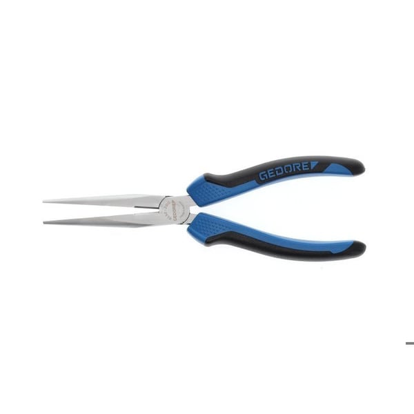 Gedore Needle Nose Pliers, 8", Overall Length: 200mm - 8132-200 JC