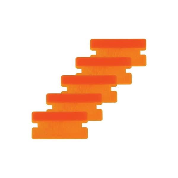 A E S Industries Plastic Razor Blades, 5PK - 87605