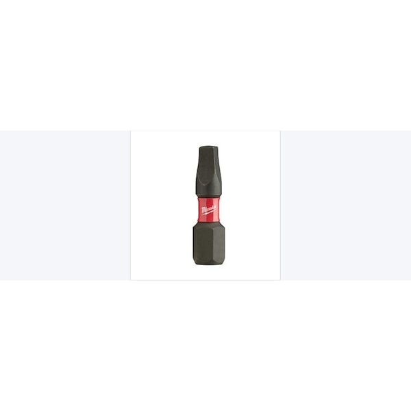 Milwaukee Tool Shockwave Impact Duty Insert Bit, #3 Drive, Square Drive, 1 in L, Alloy Steel - 48-32-4723