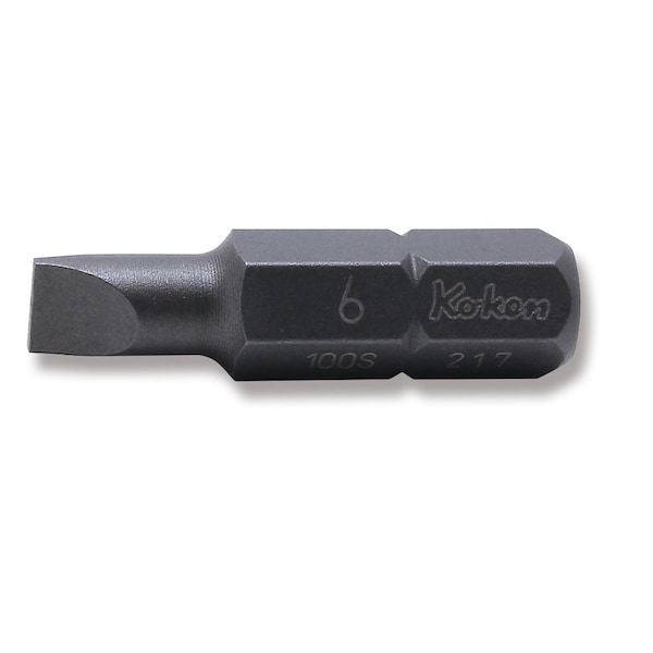 Ko-Ken Bit Slotted 1.0 x 6 32mm 5/16 Hex Drive - 100S.32-6