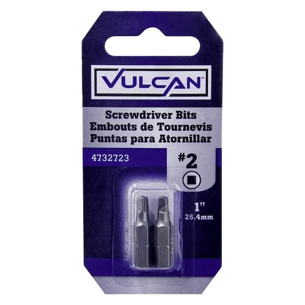 Vulcan Screwdriver Bit, S2 Chrome Molybdenum Steel - 305542OR