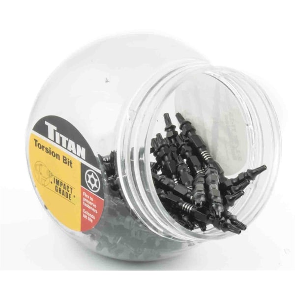 Titan TT-15 Doub End Torsion Bit, 50 pcs, 2-1/2" - 16181-50