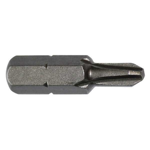 Apex Tool Group Torsion Bit, SAE, 1/4", Hex, #2, 1", PK5 - 446-27X-5PK