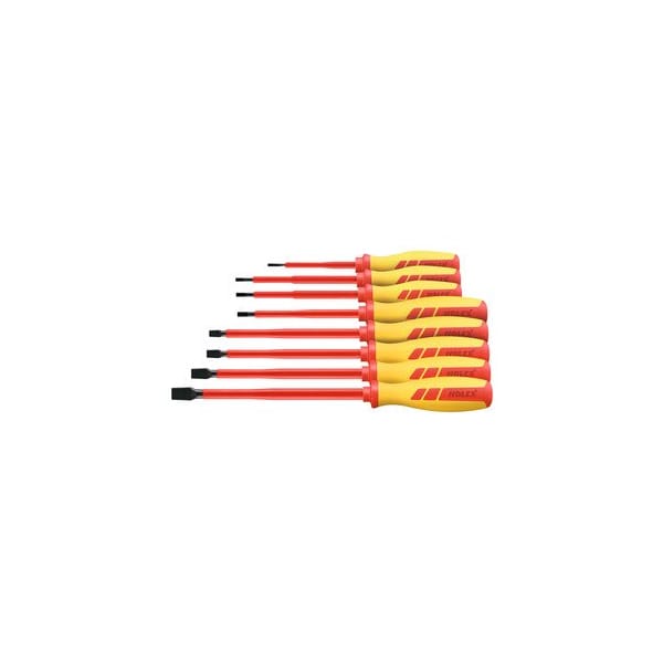 Holex Electrician's screwdriver set for slot-head fully insulated- Number of screwdrivers: 8 - 663311 8