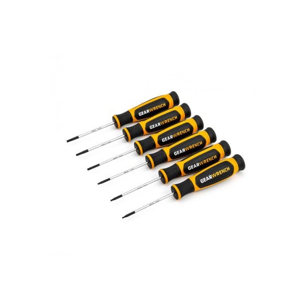 Apex Tool Group Gearwrench® 6 Piece Torx® Mini Dual Material Screwdriver Set - 80056H