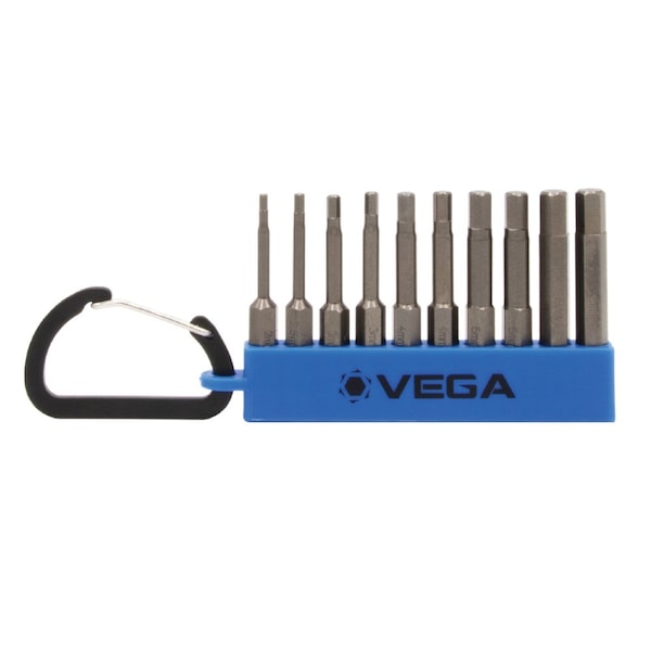 Vega Hex, MM Carabiner Set, 10 pc, 4 in Length, S2 Steel - 150HMCS10
