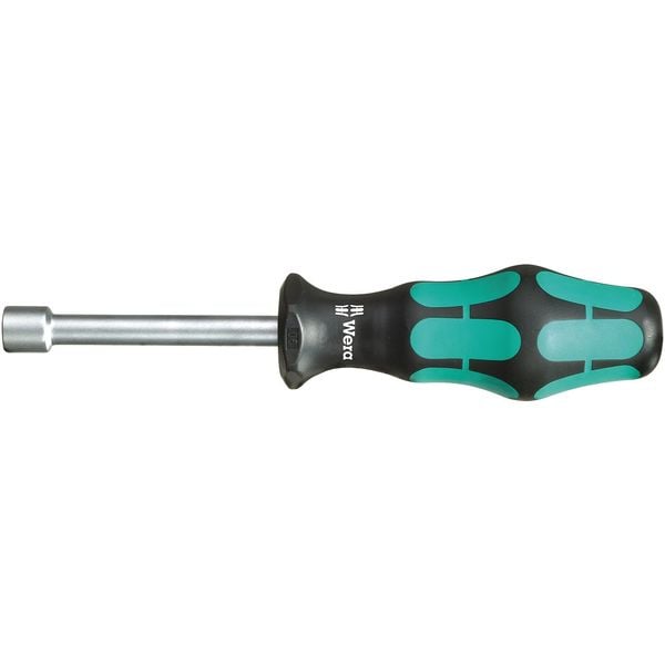 Wera Nut Driver, 5/16 in, Hollow, Ergo, 3-5/32 in - 05029503001