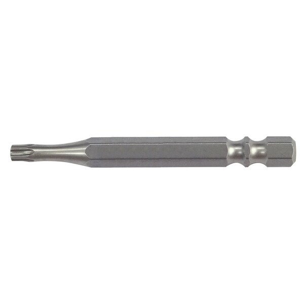 Eight Tool EX-IMPACT HIGH IMPACT TORX BIT 6.35MM SHANK 9&13MM GROOVE COLOR CODED, T20 X 65MM OAL LTBL - EA-310C T20 x 65