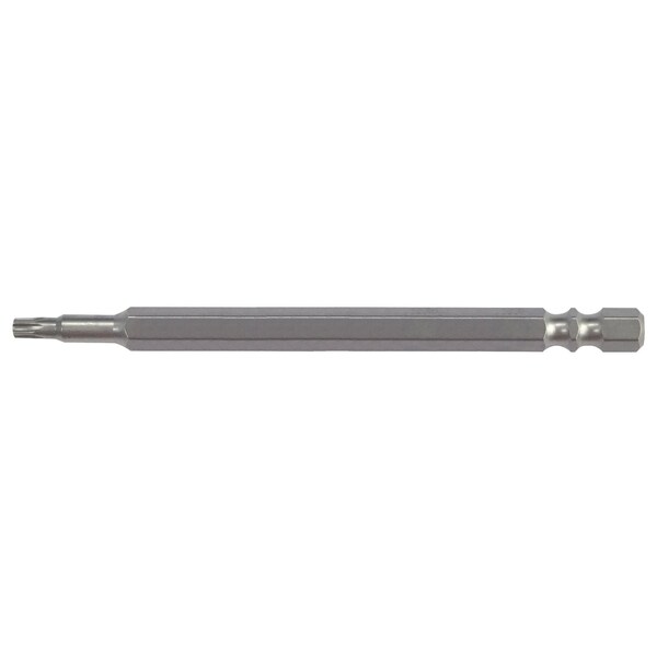 Eight Tool EX-IMPACT HIGH IMPACT TORX BIT 6.35MM SHANK 9&13MM GROOVE, T15 X 100MM OAL - EA-310 T15 x 100