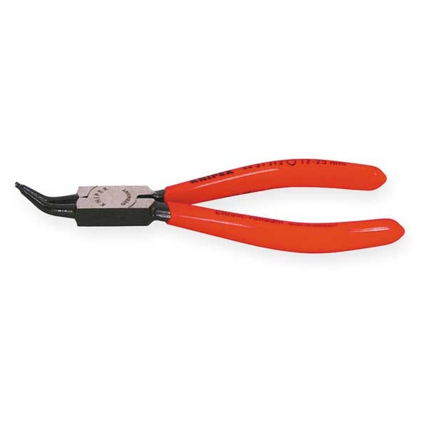 Knipex Retaining Ring Pliers, 0.046In Tip, 45 Deg - 44 31 J12 SBA