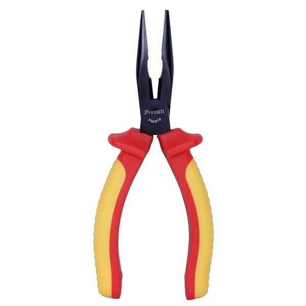 Proskit Insulated L, nosed Pliers, 6-1/4", 10 - 902-208