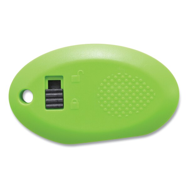 Westcott Compact Safety Ceramic Blade Box Cutter, 2.5" Retractable Blade, Green - 16474