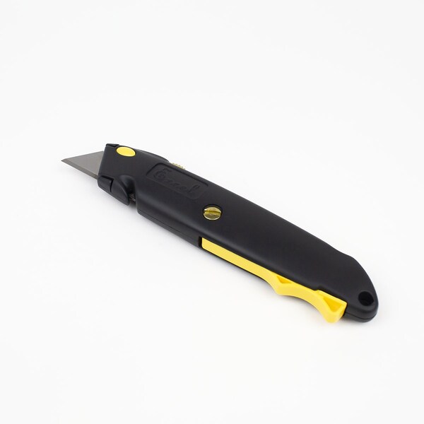 Excel Blades Front Load Heavy Duty Retractable Utility Knife, 3 #92 Blade Black 6pk - 16880