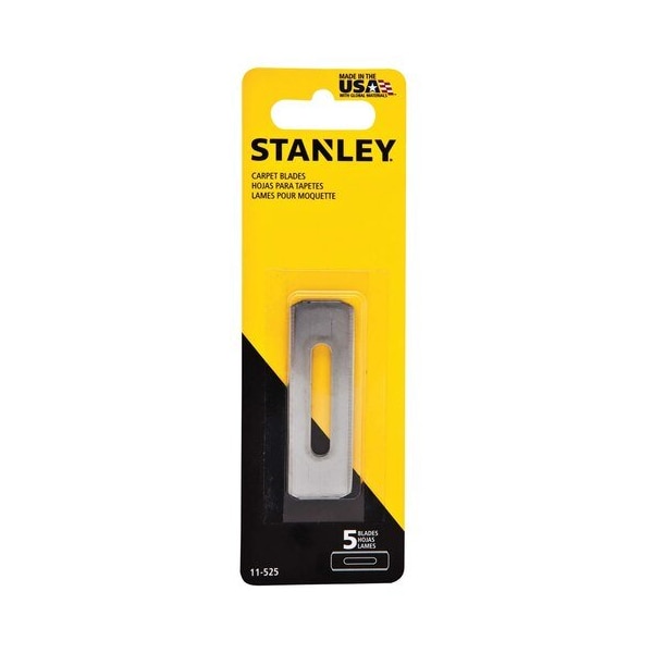 Stanley High Carbon Steel Double-Edge Replacement Blade 2-1/4 in. L 5 pc - 11-525