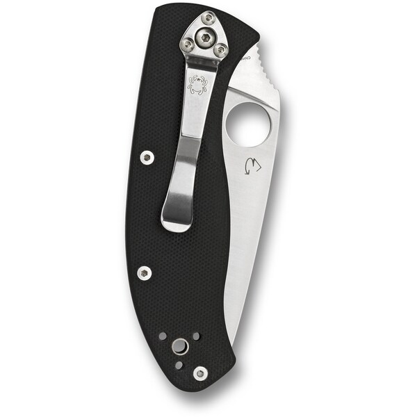 Spyderco 2024 Spyderco Tenacious G-10 Black Plain - SPY-C122GP