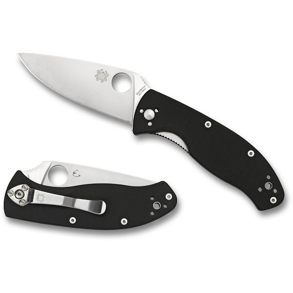 Spyderco 2024 Spyderco Tenacious G-10 Black Plain - SPY-C122GP